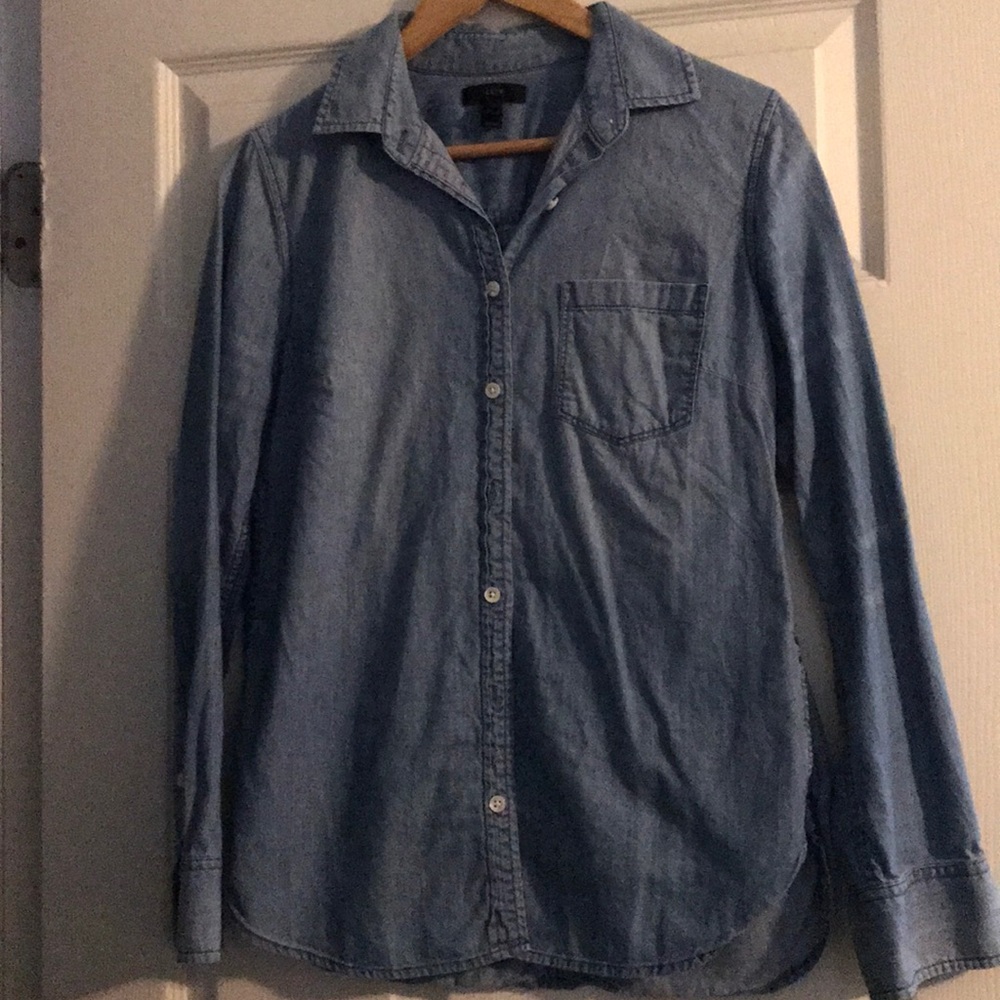 J. Crew chambray shirt